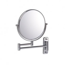 Reversible Extending 7x Magnifying Wall Mirror